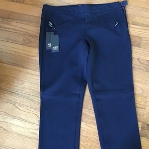 ABS Platinum Navy straight heavy weight pants size 8 new with tags